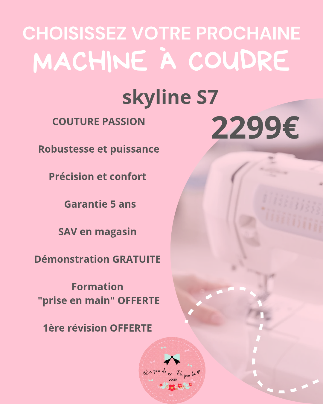 machine a coudre skyline s7 granville janome
